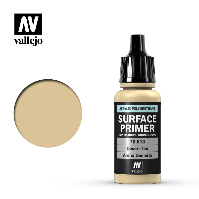 Vallejo Surface Primers: Desert Tan 200ml Bottle
